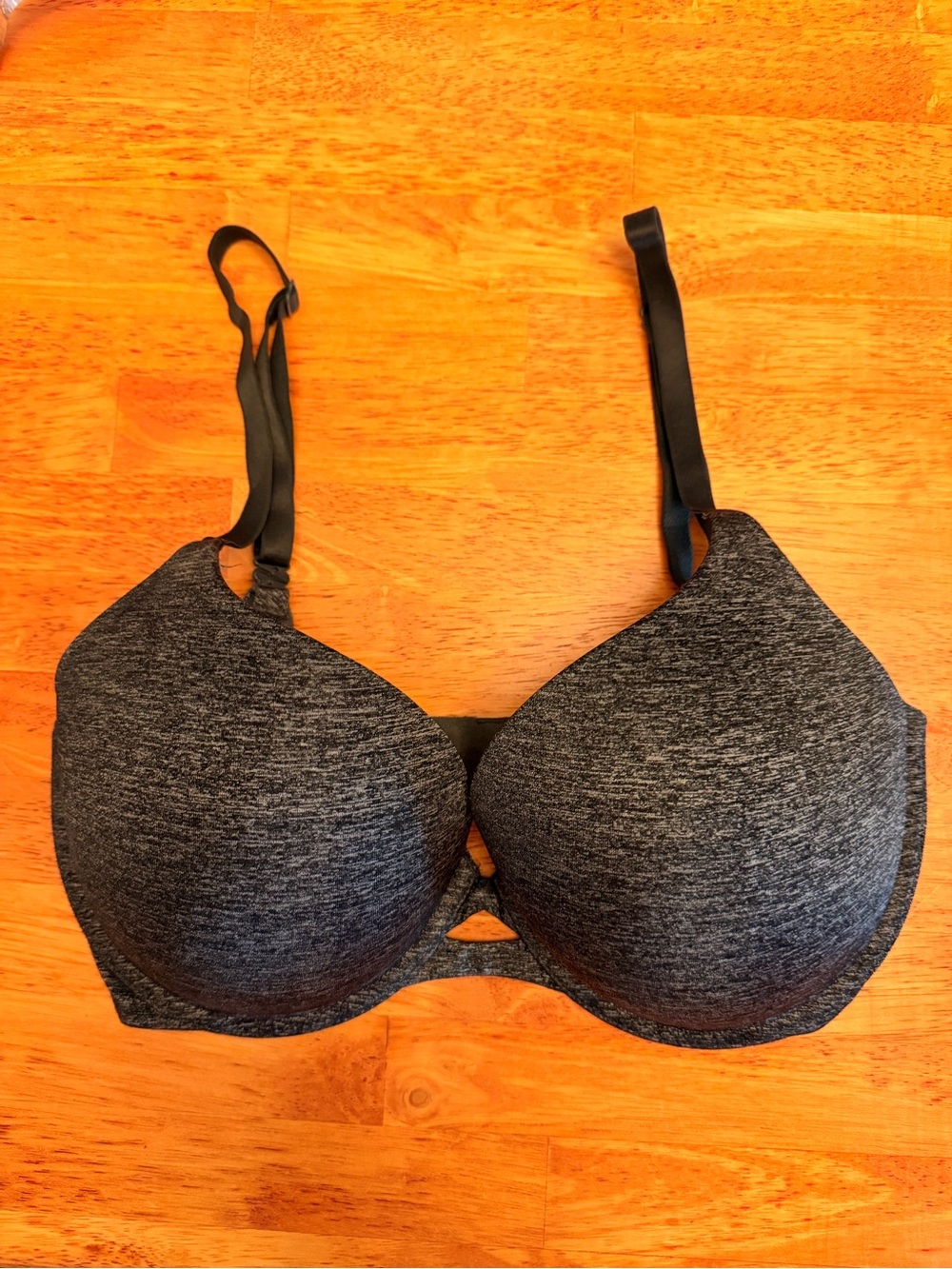 Victoria’s Secret Perfect Shape Bra 32DDD Gray Heather Convertible T-Shirt Bra